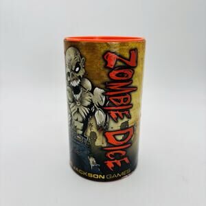 ZOMBIE DICE GAME BY STEVE JACKSON GAMES 13 DICE AND CUP-COMPLETE-HORROR